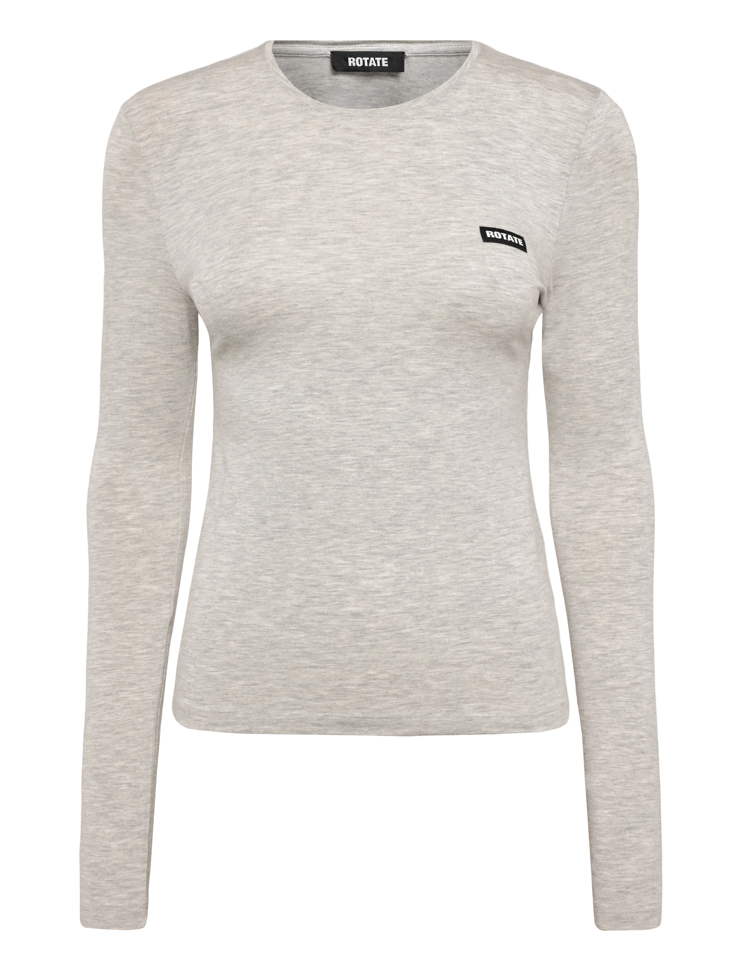 ROTATE LONG SLEEVE T-SHIRT - Langärmlige Tops - LIGHT GREY MELANGE / grey