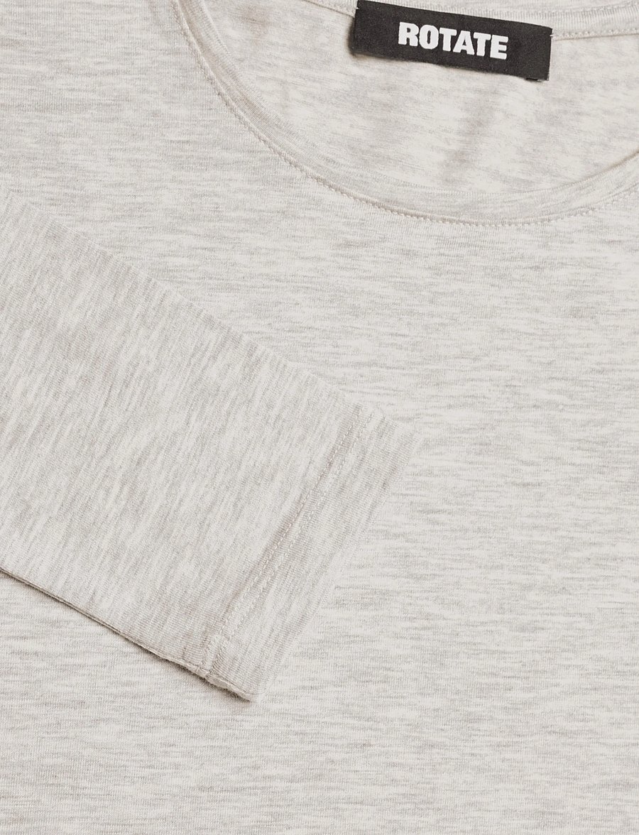 ROTATE - LONG SLEEVE T-SHIRT - langärmlige tops - light grey melange - 2