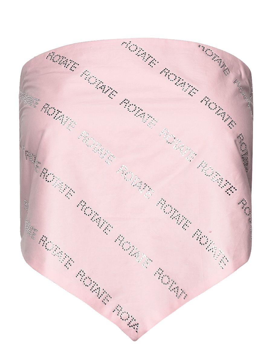 ROTATE - CRYSTAL POPLIN CROP TOP - magabolir - ballet slipper - 0