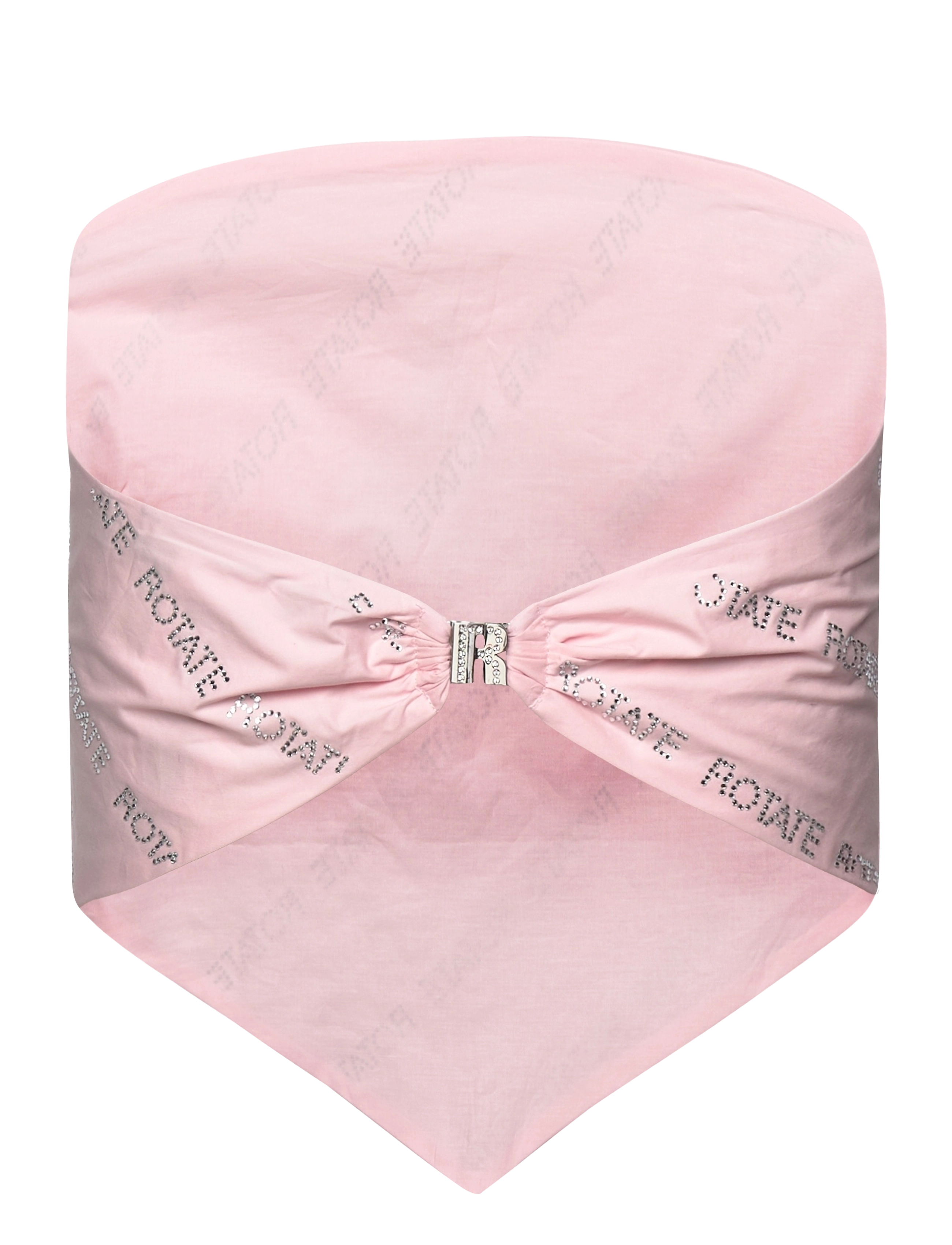 ROTATE - CRYSTAL POPLIN CROP TOP - crop tops - ballet slipper - 1