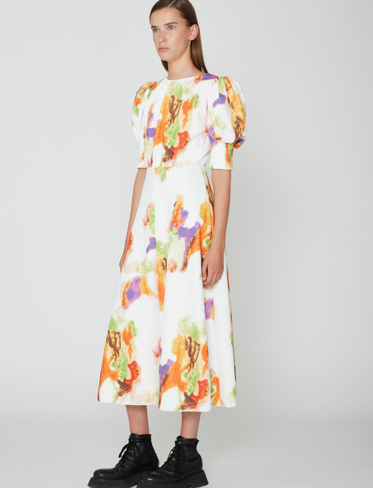 ROTATE Birger Christensen - Lavine Dress - paradise green combination - 3