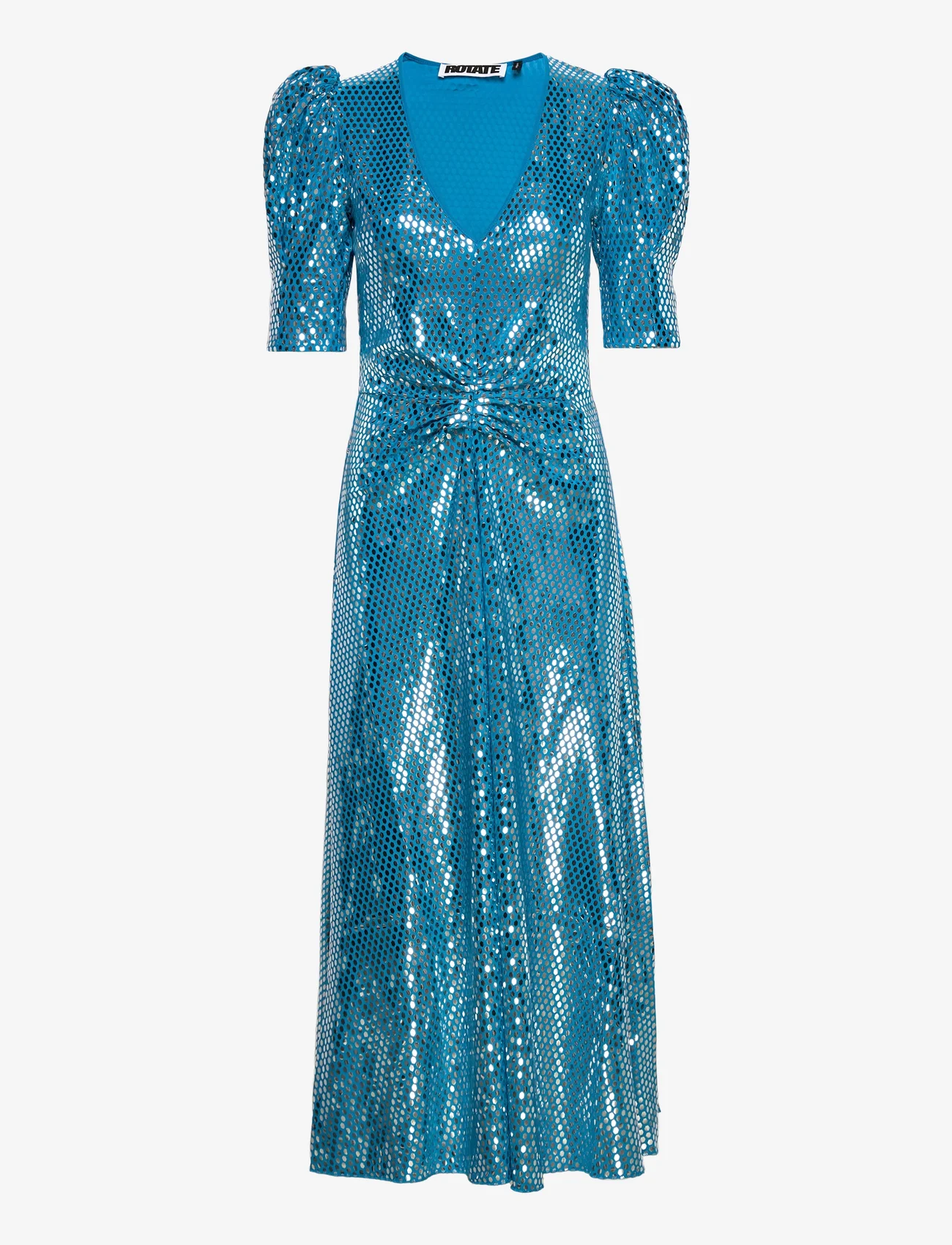 ROTATE Birger Christensen - SIERINA DRESS - ballīšu apģērbs par outlet cenām - methyl blue - 0