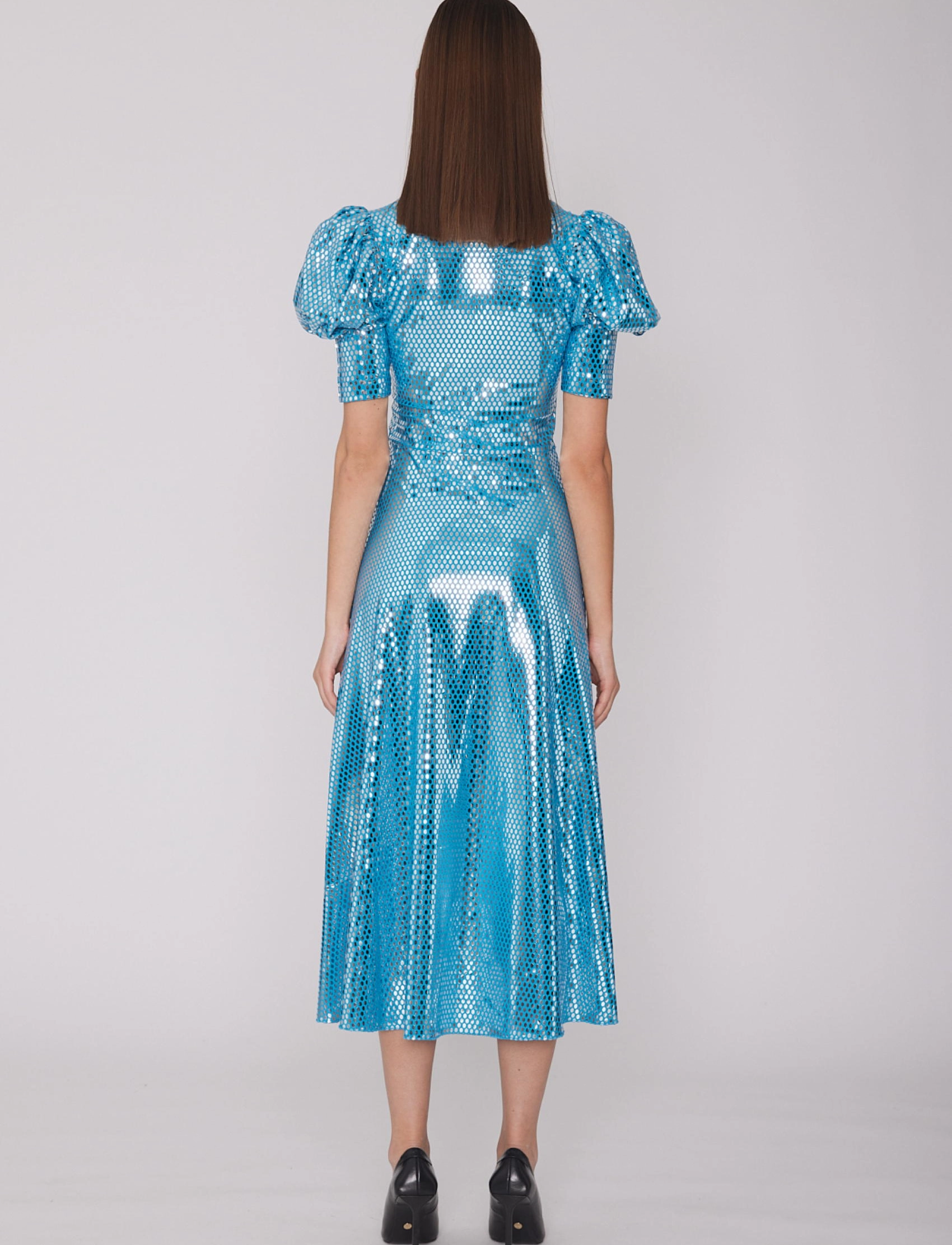 ROTATE - SIERINA DRESS - pailletkjoler - methyl blue - 3