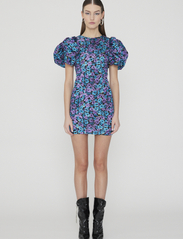 ROTATE Birger Christensen - Dress  Slinky Print Jersey - odzież imprezowa w cenach outletowych - hyacinth comb. - 2