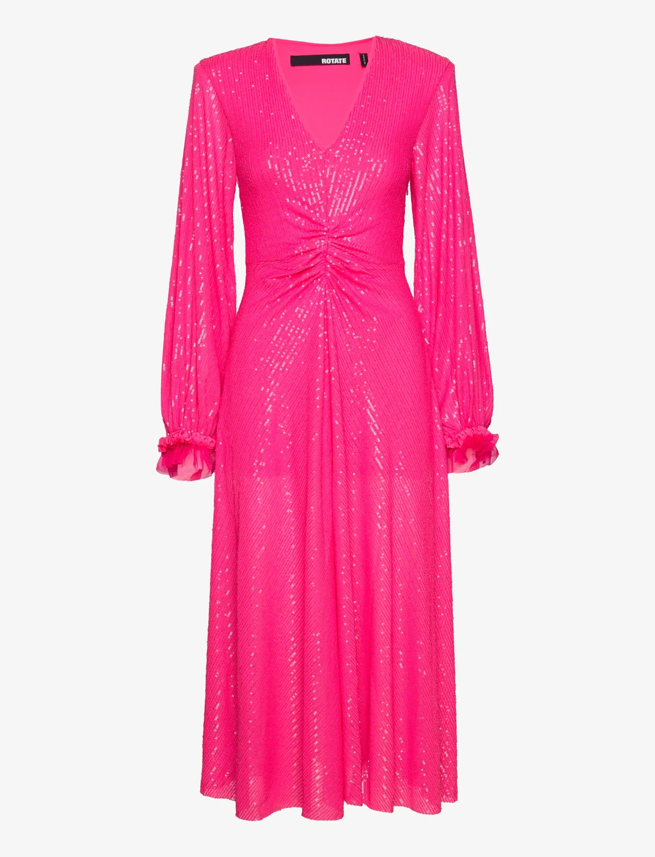 ROTATE Birger Christensen - Dress  Sequins - kleitas ar vizuļiem - knockout pink - 0