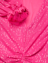ROTATE Birger Christensen - Dress  Sequins - kleitas ar vizuļiem - knockout pink - 2