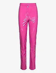 ROTATE Birger Christensen - Patent Coated Pants - leren broeken - verry berry (pink) - 0