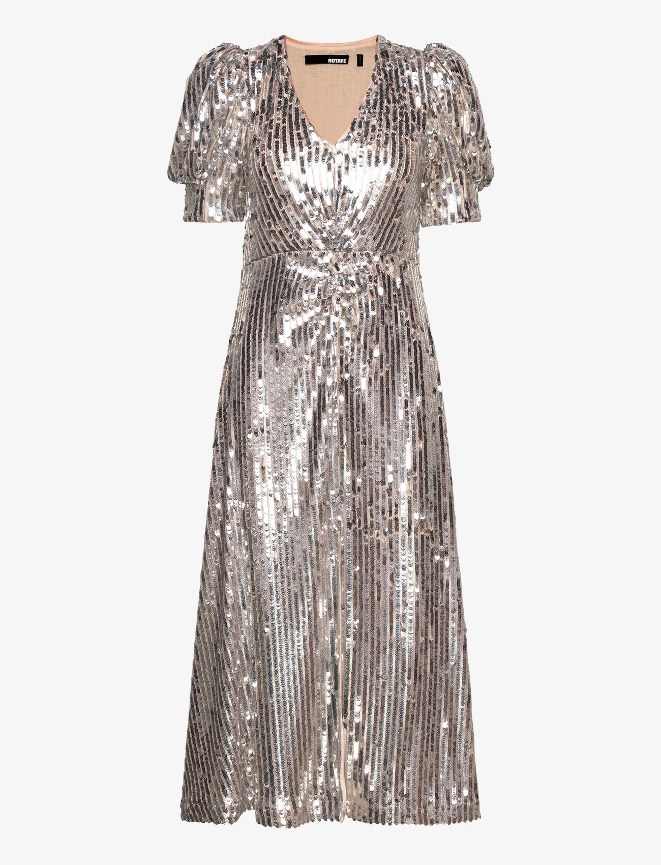 ROTATE Birger Christensen - Sequin Dress - kleitas ar vizuļiem - silver - 0