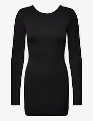 ROTATE Birger Christensen - Jersey Cut-Out Back Mini Dress - ballīšu apģērbs par outlet cenām - black - 0