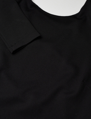 ROTATE Birger Christensen - Jersey Cut-Out Back Mini Dress - ballīšu apģērbs par outlet cenām - black - 5