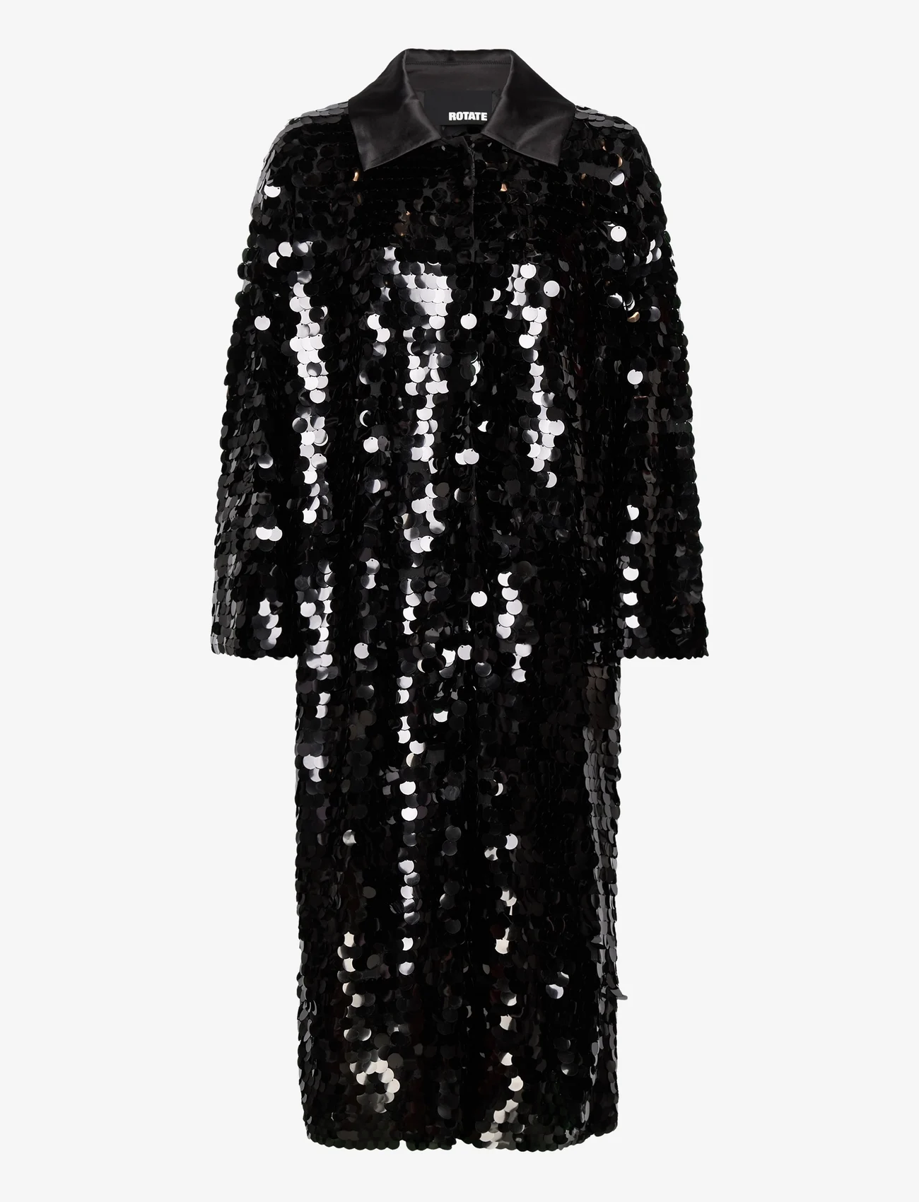 ROTATE Birger Christensen - Sequins Coat - light coats - black - 0