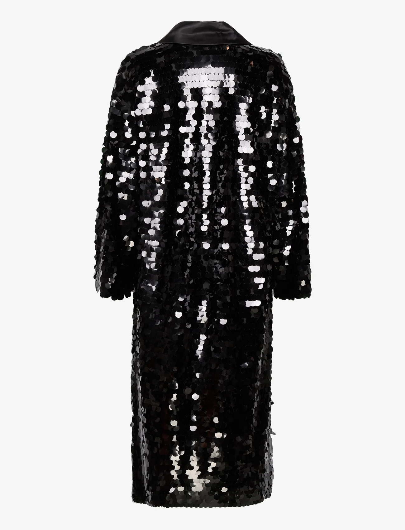 ROTATE Birger Christensen - Sequins Coat - light coats - black - 1
