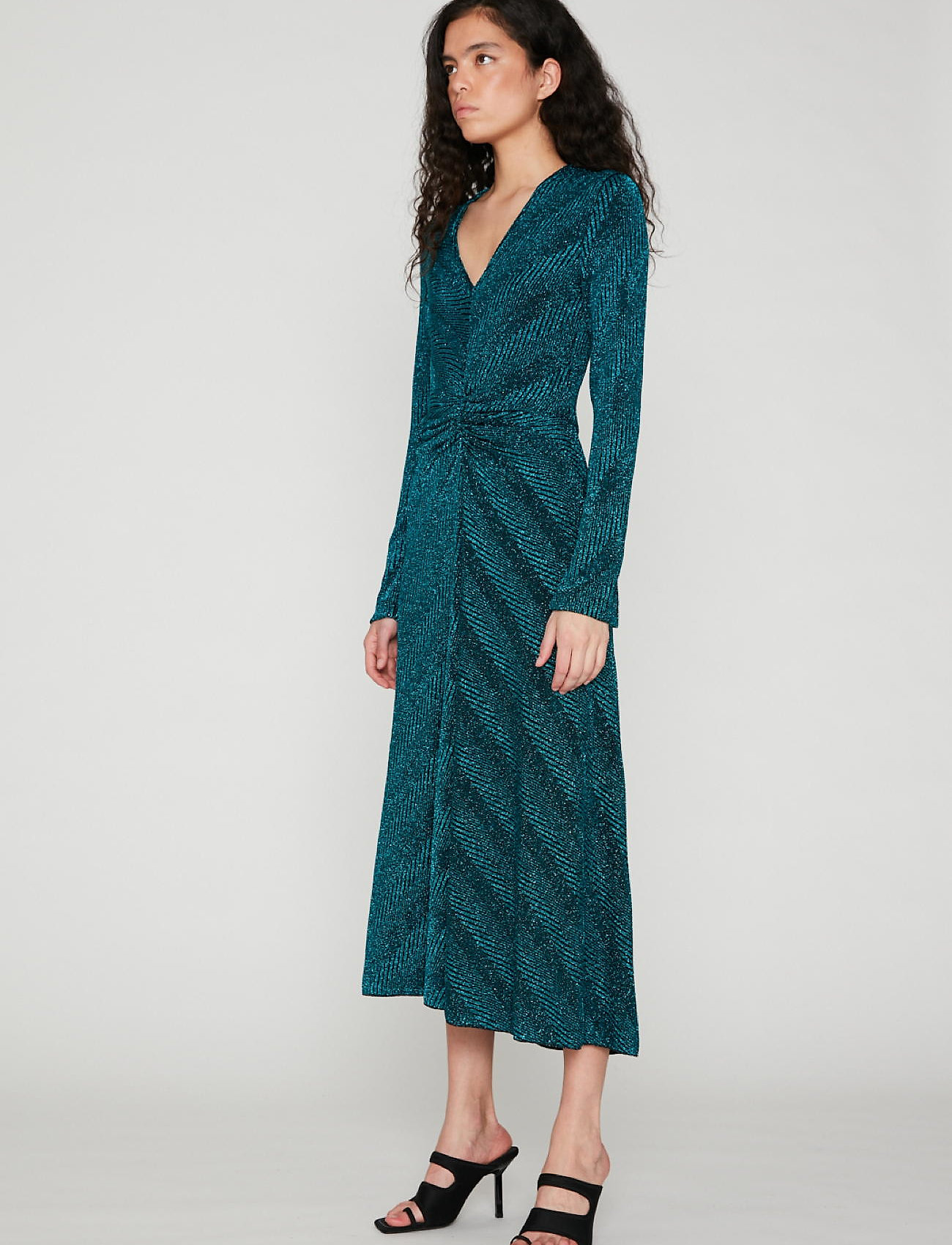 ROTATE Birger Christensen - Sierra Dress - crystal teal - 3