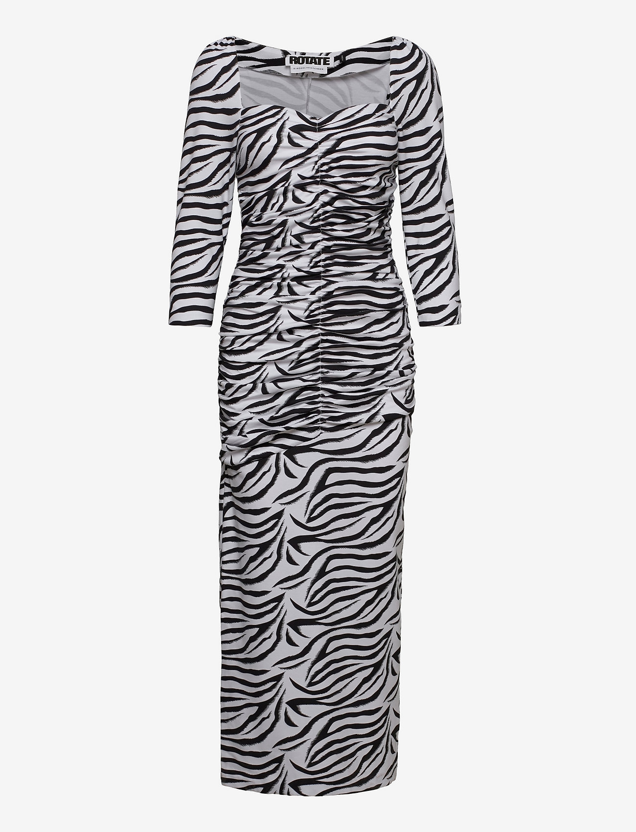 ROTATE Birger Christensen - Freya Dress - zebra aop - 0