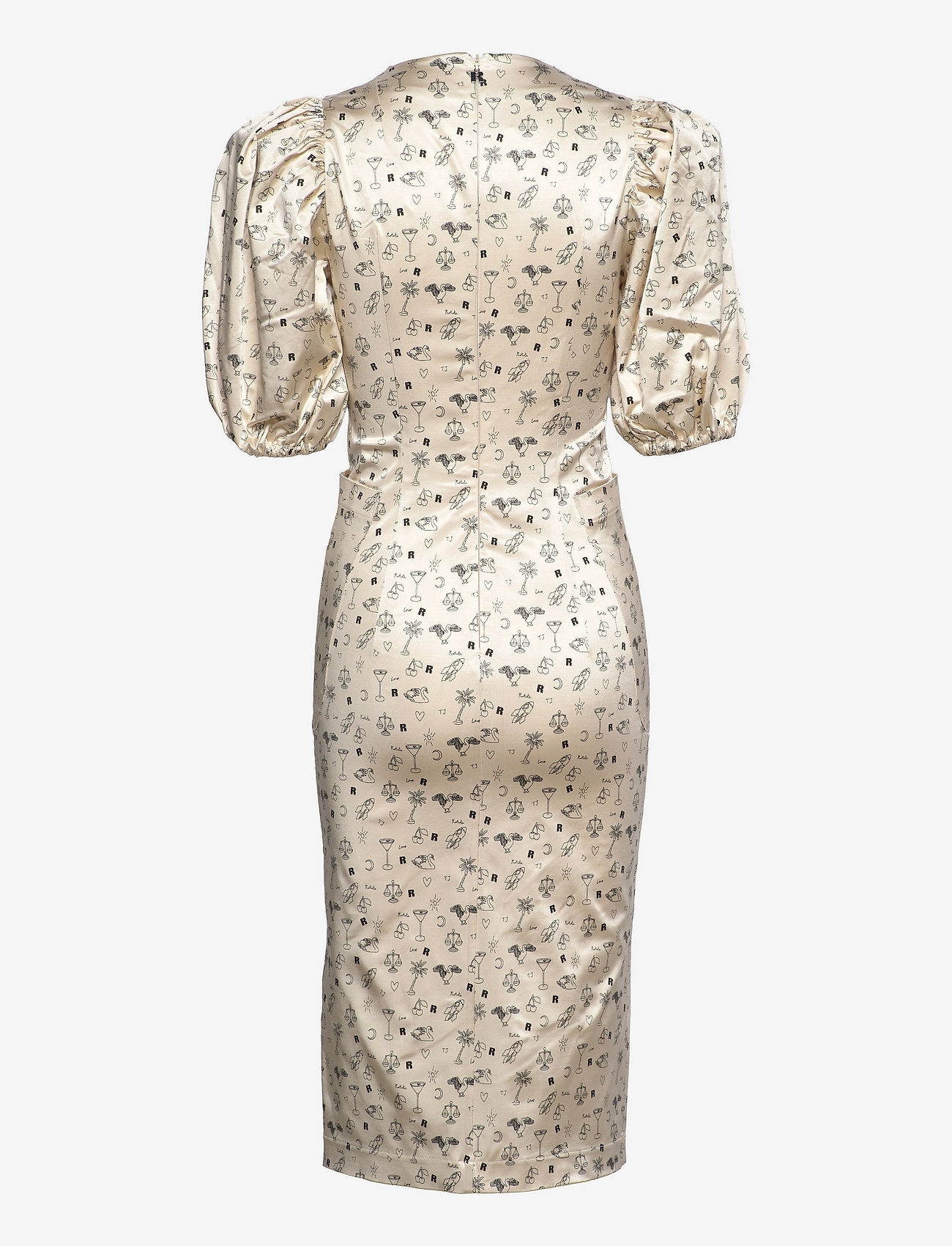 ROTATE Birger Christensen - Katarina Dress - white sand combination - 1