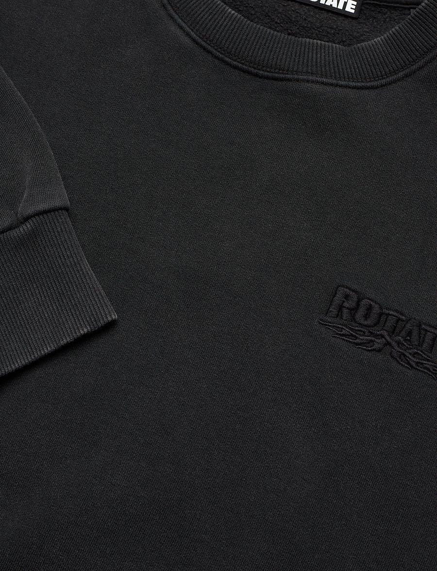 ROTATE Birger Christensen - Enzyme Sweat Crewneck - black - 2
