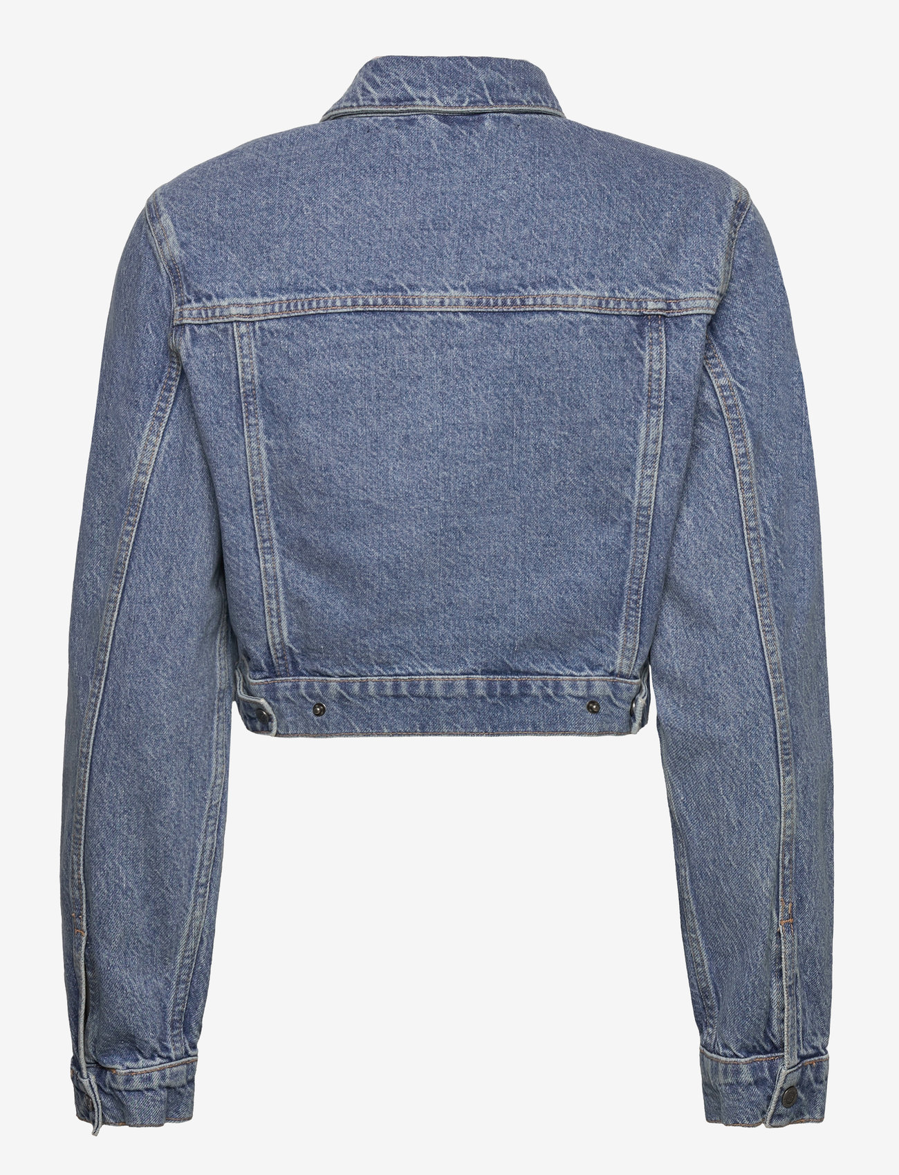 ROTATE Birger Christensen - Twill Oversized Jacket - frühlingsjacken - medium blue denim - 1