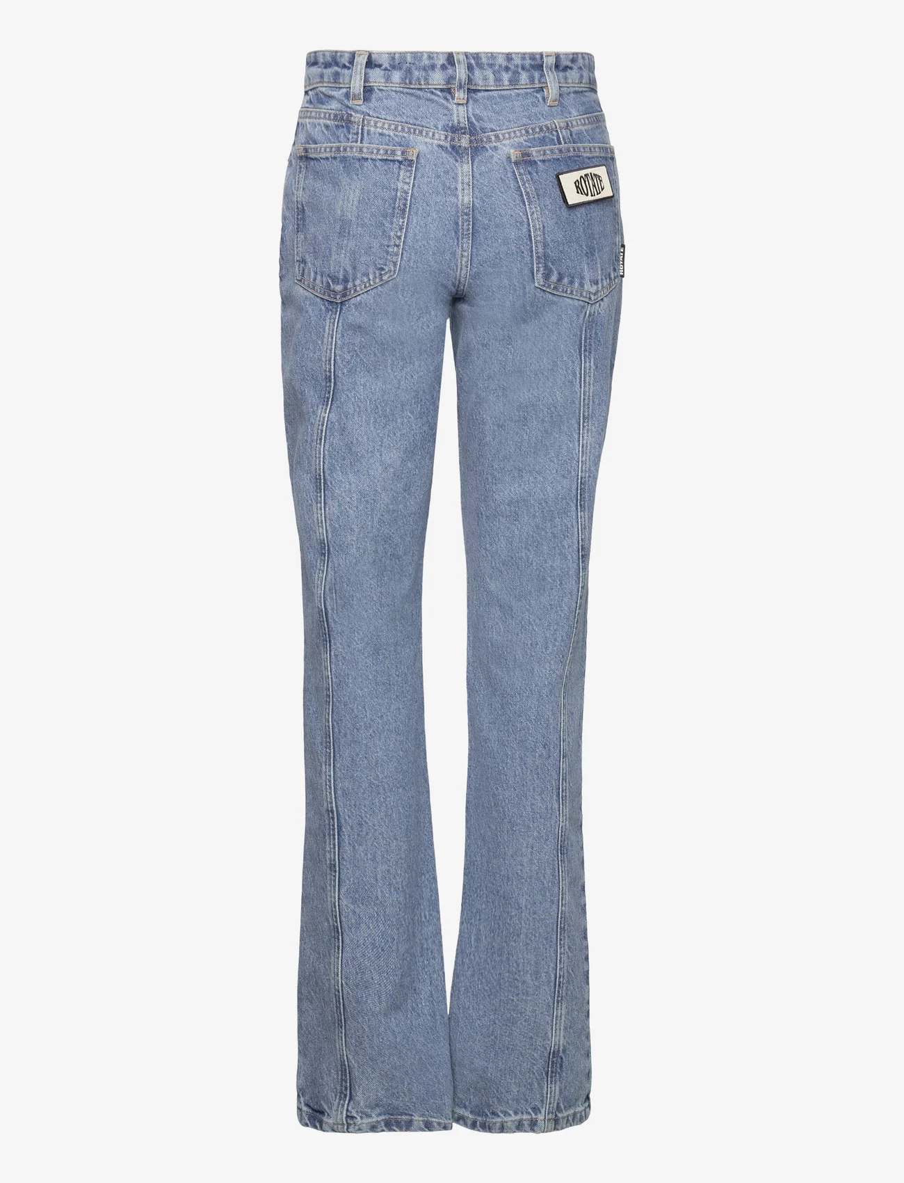 ROTATE Birger Christensen - Twill Straight Jeans - proste dżinsy - medium blue denim - 1
