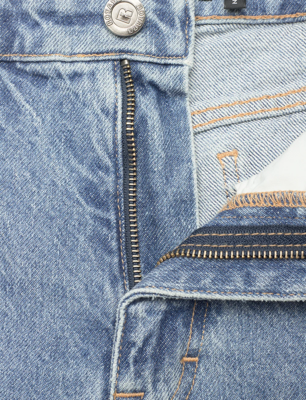 ROTATE Birger Christensen - Twill Straight Jeans - straight jeans - medium blue denim - 3