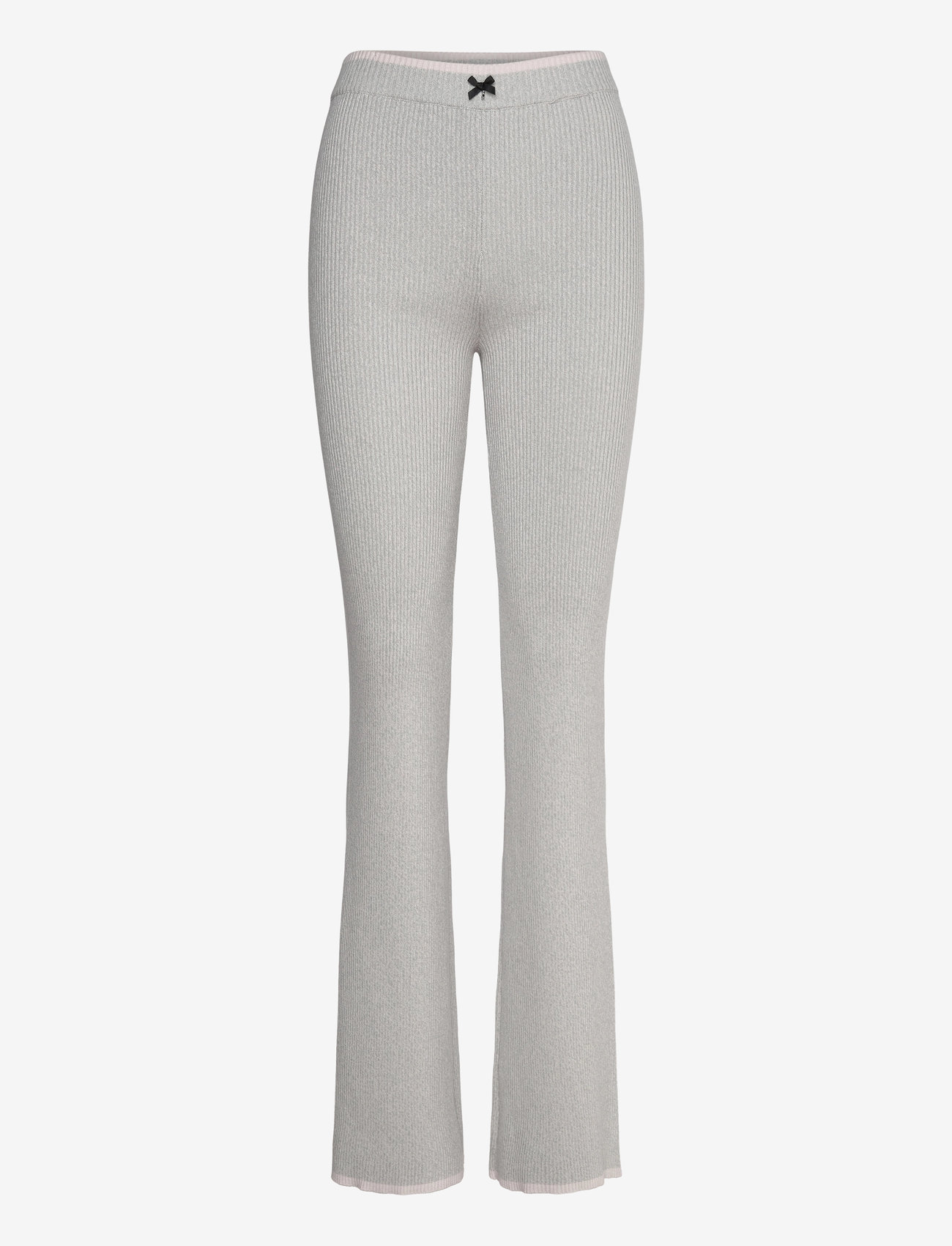 ROTATE Birger Christensen - Fine Rib Flared Pants - damen - sterling blue comb. - 0