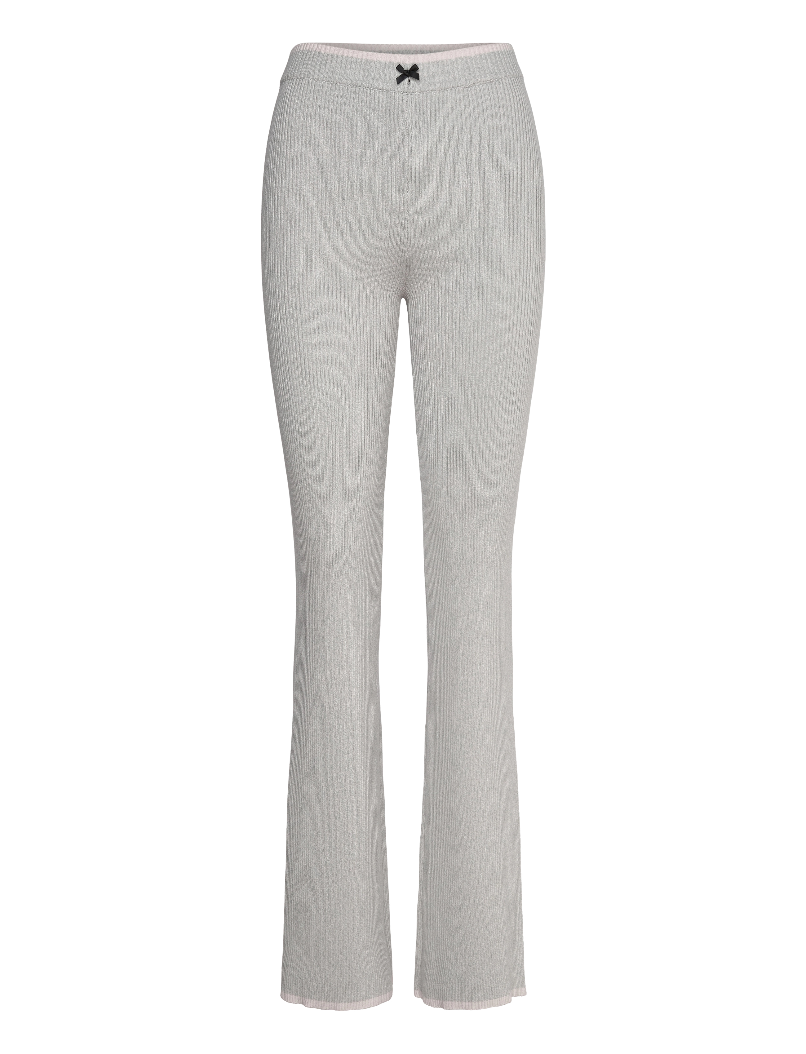 ROTATE Birger Christensen Fine Rib Flared Pants - ROTATE Birger Christensen - STERLING BLUE COMB. / blue