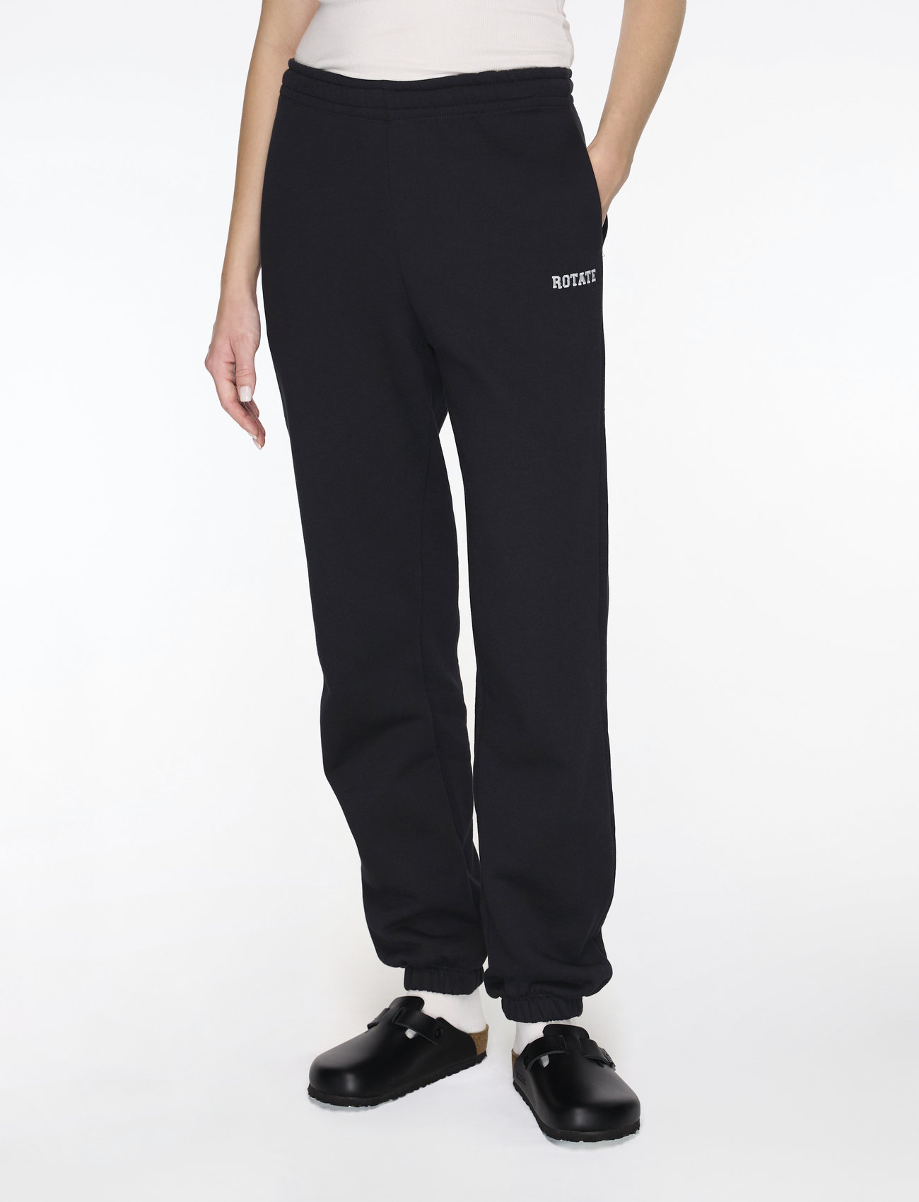 ROTATE Birger Christensen - HEAVY SWEATPANTS - muotitrendit - black - 0