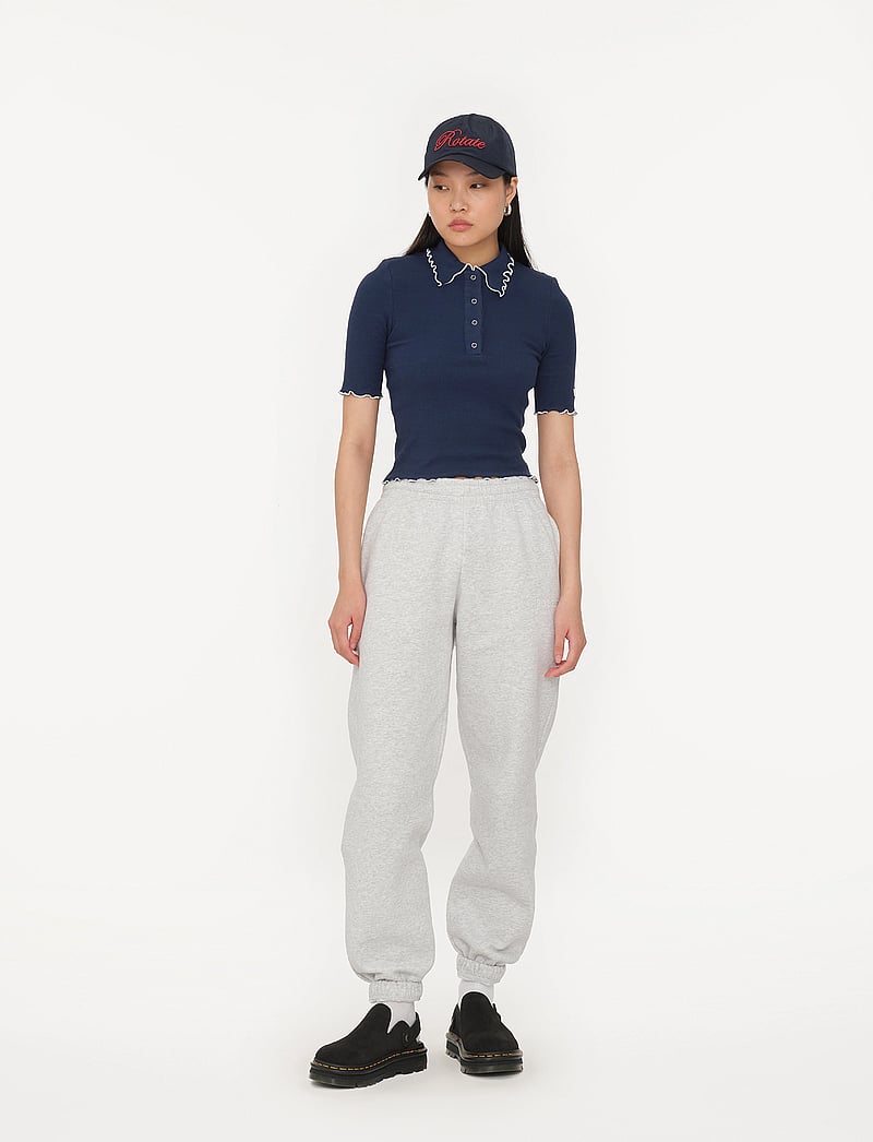 ROTATE Birger Christensen - HEAVY SWEATPANTS - modetrends - light grey melange - 0