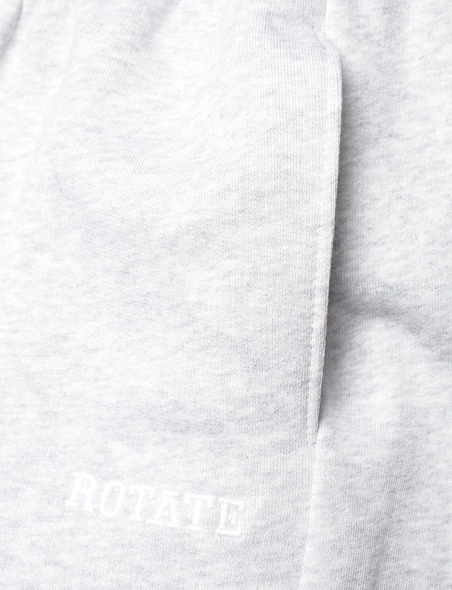 ROTATE Birger Christensen - HEAVY SWEATPANTS - fashion trends - light grey melange - 4