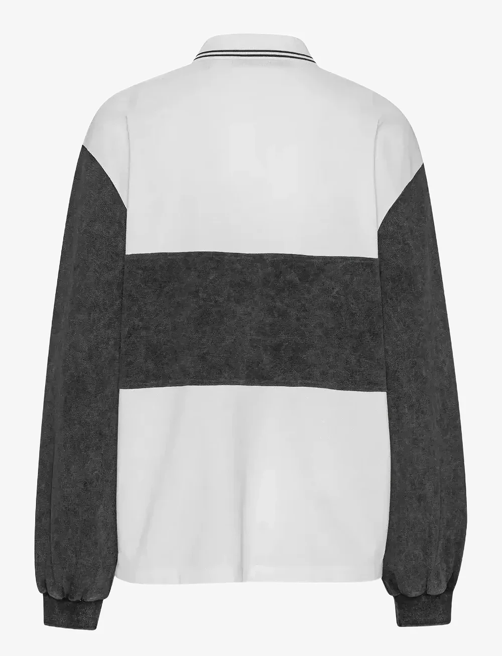 ROTATE Birger Christensen - PIQUE LONGSLEEVE POLO - polosärgid - bright white - 2