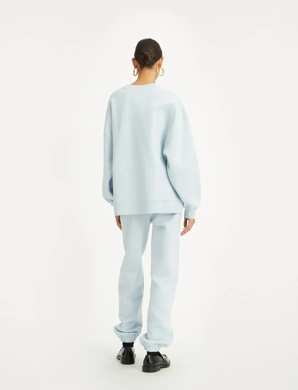 ROTATE Birger Christensen - HEAVY SWEAT CREWNECK - sweatshirts & hoodies - baby blue - 4