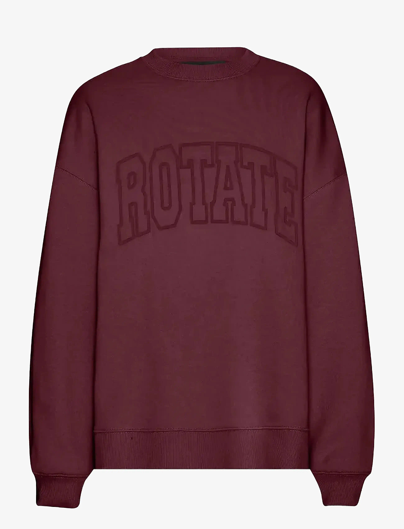 ROTATE Birger Christensen - HEAVY SWEAT CREWNECK - sweatshirts & hoodies - zinfandel - 1