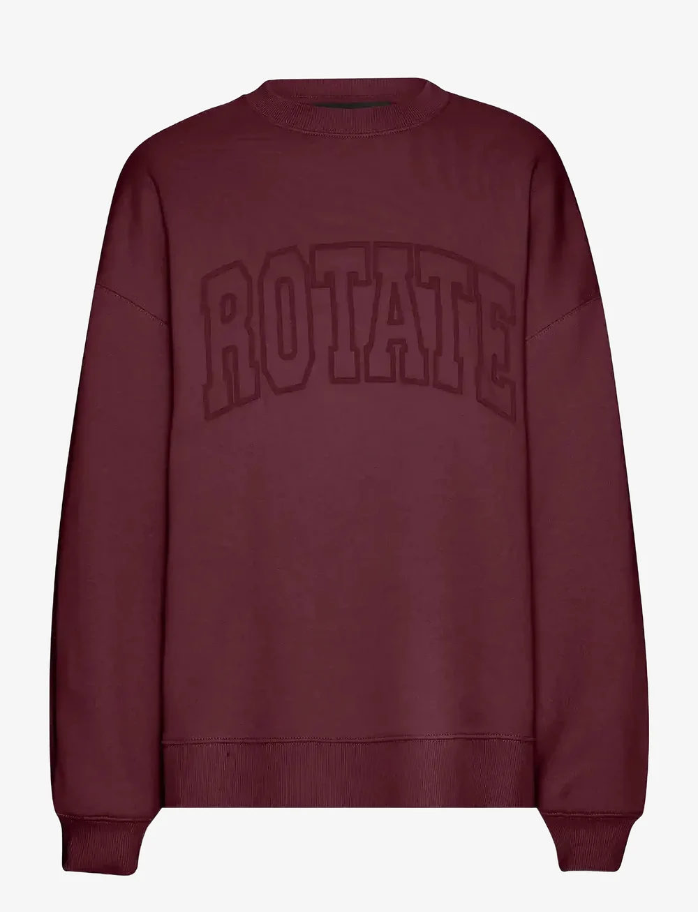 ROTATE Birger Christensen - HEAVY SWEAT CREWNECK - sweatshirts & hoodies - zinfandel - 1