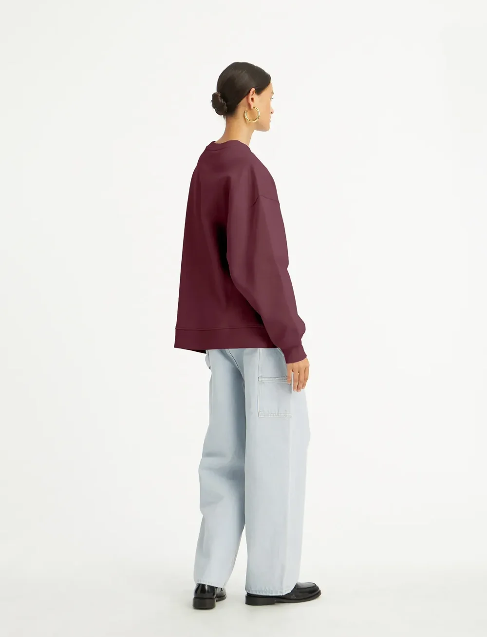 ROTATE Birger Christensen - HEAVY SWEAT CREWNECK - sweatshirts & hoodies - zinfandel - 5