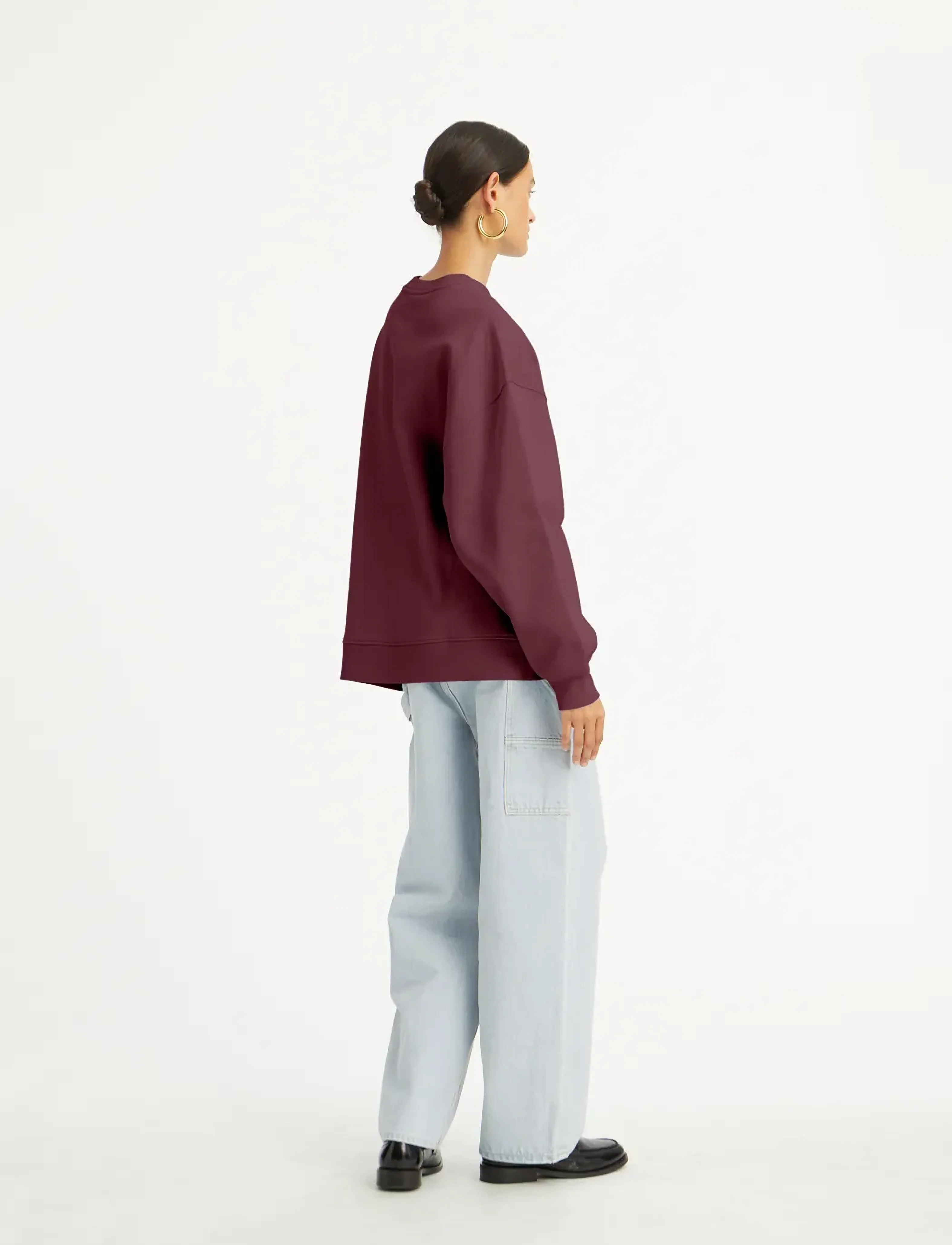 ROTATE Birger Christensen - HEAVY SWEAT CREWNECK - zinfandel - 5