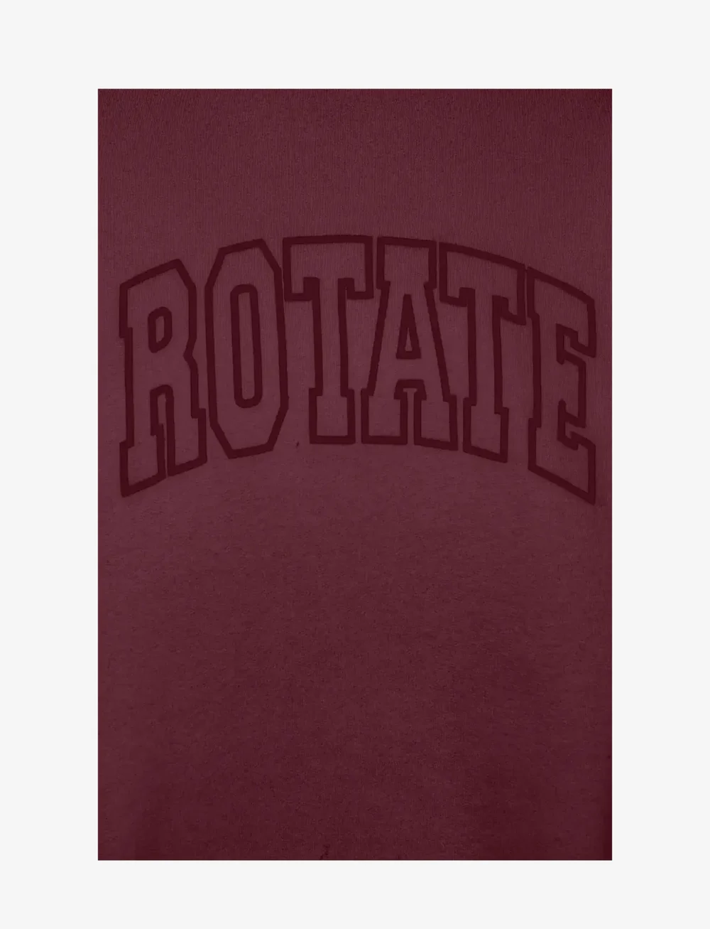 ROTATE Birger Christensen - HEAVY SWEAT CREWNECK - sweatshirts & hoodies - zinfandel - 3