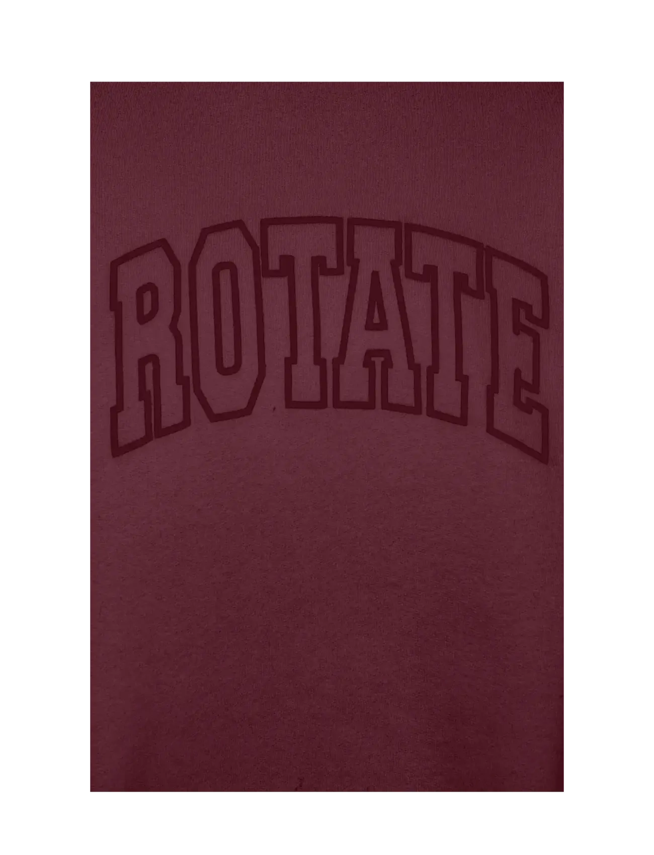 ROTATE Birger Christensen - HEAVY SWEAT CREWNECK - zinfandel - 3