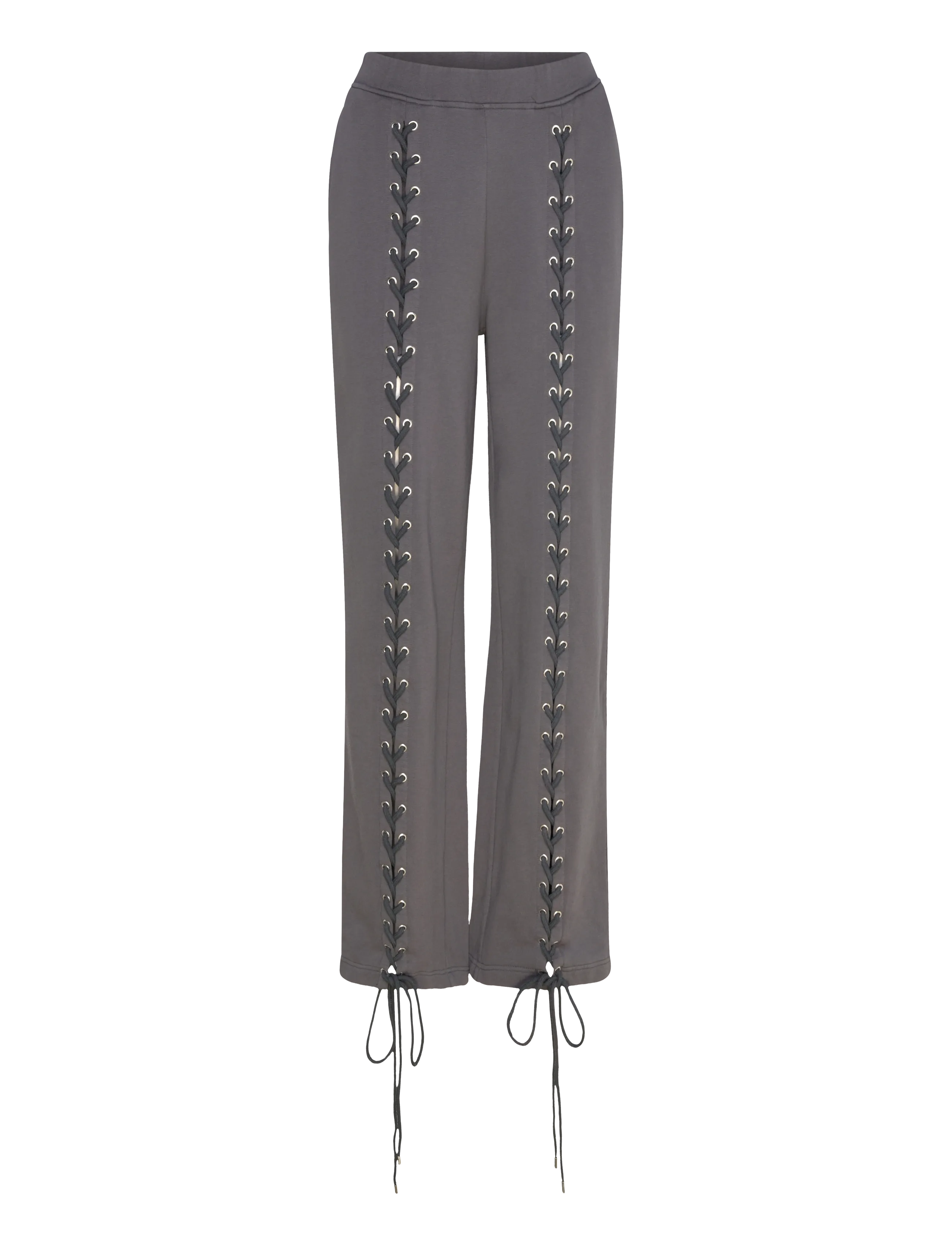 ROTATE Birger Christensen LACING SWEATPANTS - ROTATE - GRAY PINSTRIPE / grey