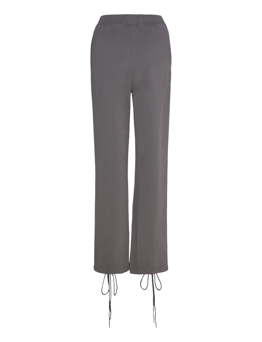 ROTATE Birger Christensen - LACING SWEATPANTS - hose mit geradem bein - gray pinstripe - 2