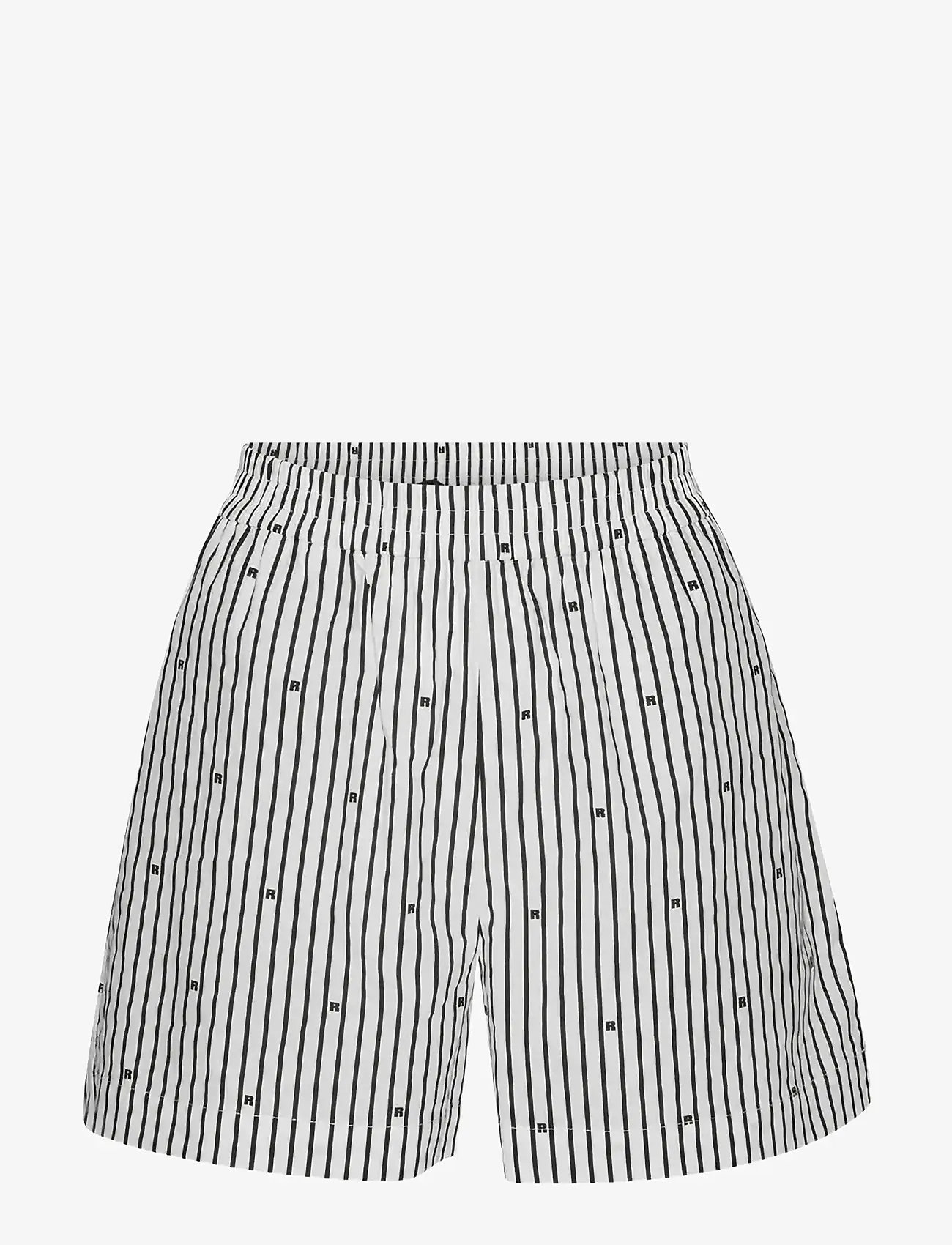 ROTATE Birger Christensen - POPLIN SHORTS - lühikesed vabaajapüksid - 1000 black comb. - 0