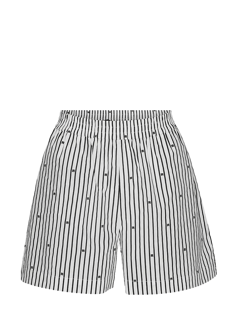 ROTATE Birger Christensen - POPLIN SHORTS - casual shorts - 1000 black comb. - 0