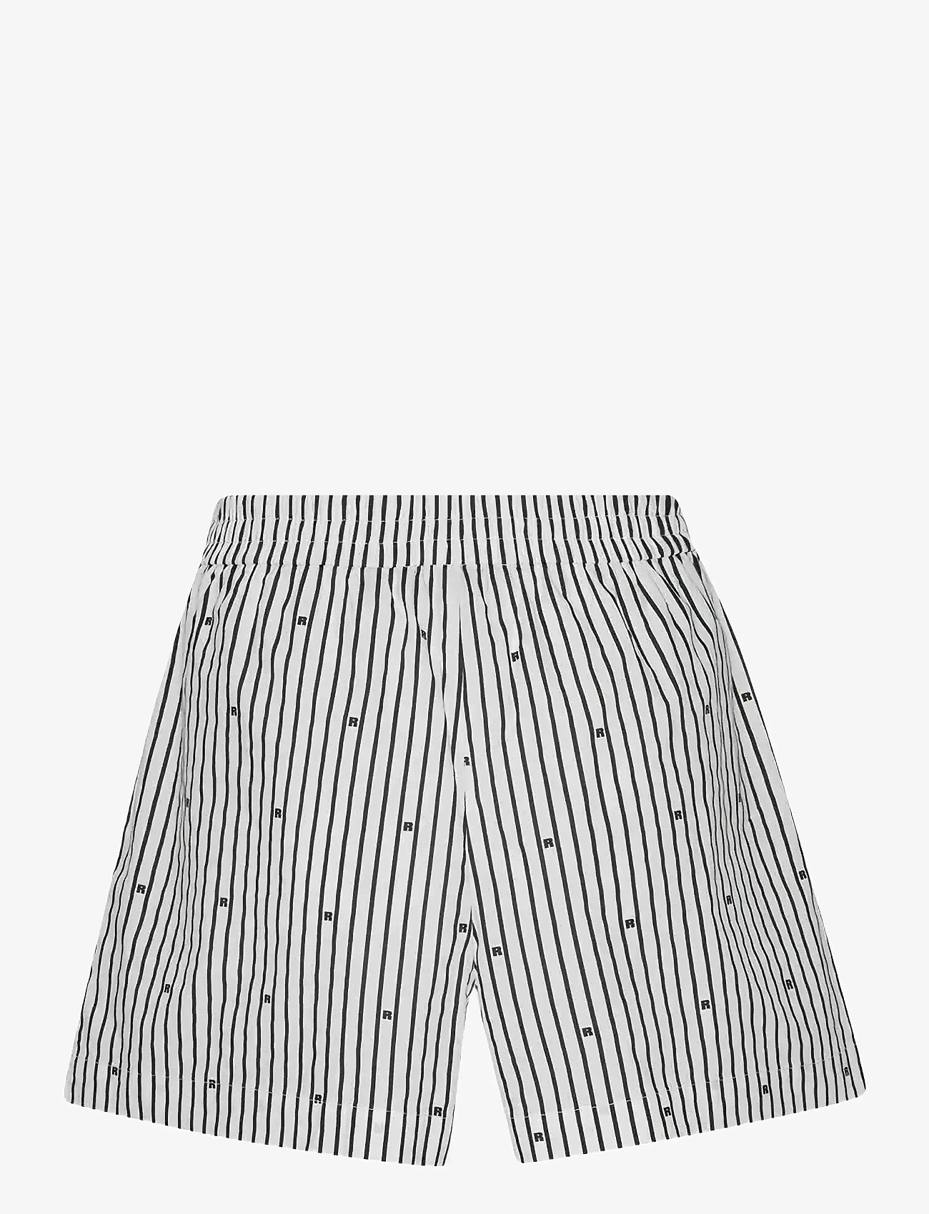 ROTATE Birger Christensen - POPLIN SHORTS - lühikesed vabaajapüksid - 1000 black comb. - 1