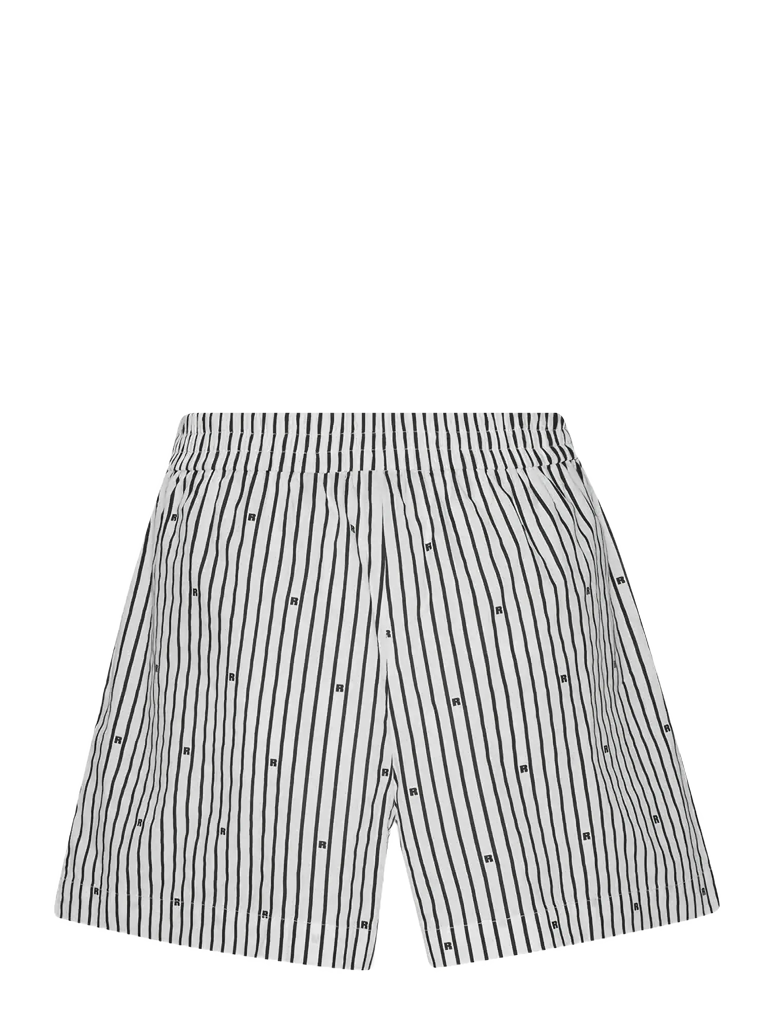ROTATE Birger Christensen - POPLIN SHORTS - 1000 black comb. - 1