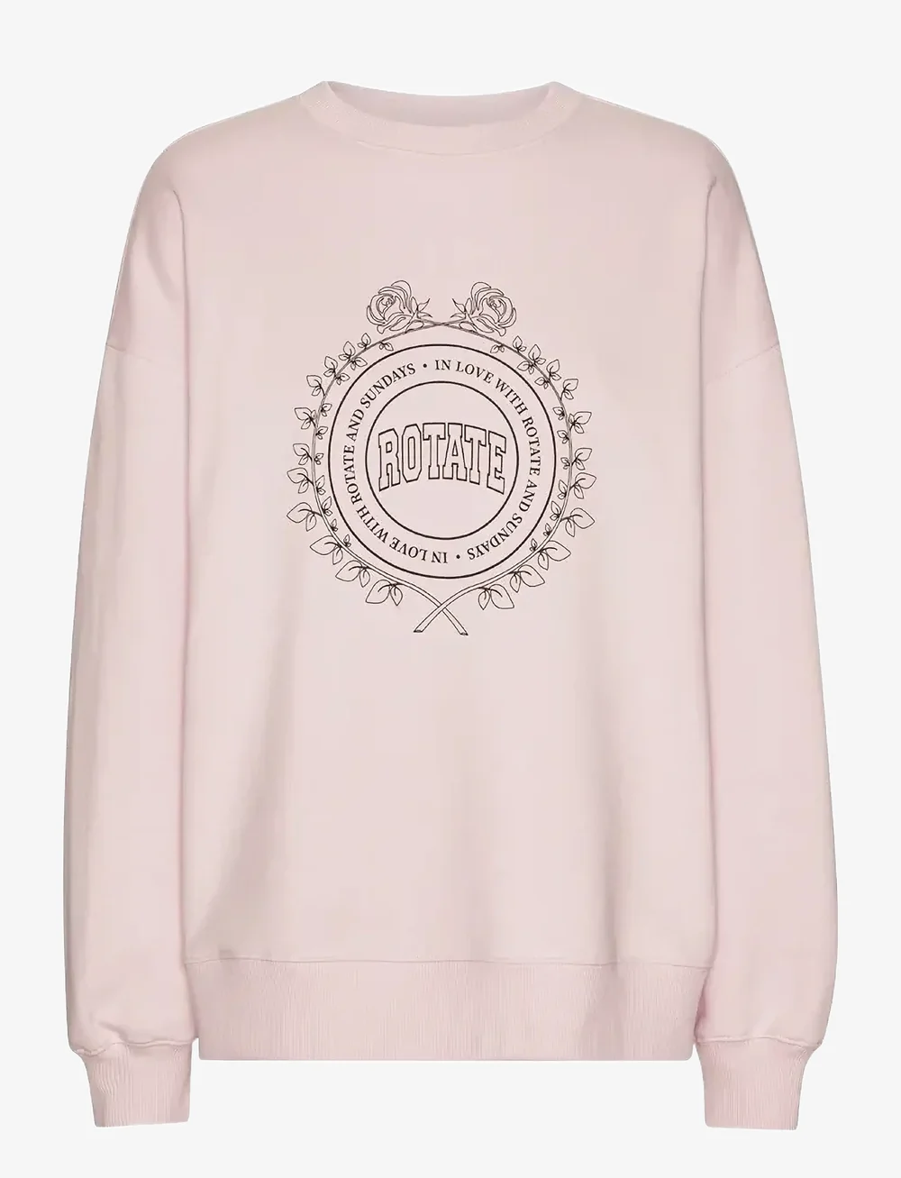 ROTATE Birger Christensen - HEAVY SWEAT CREWNECK - sweatshirts & hættetrøjer - ballerina - 1