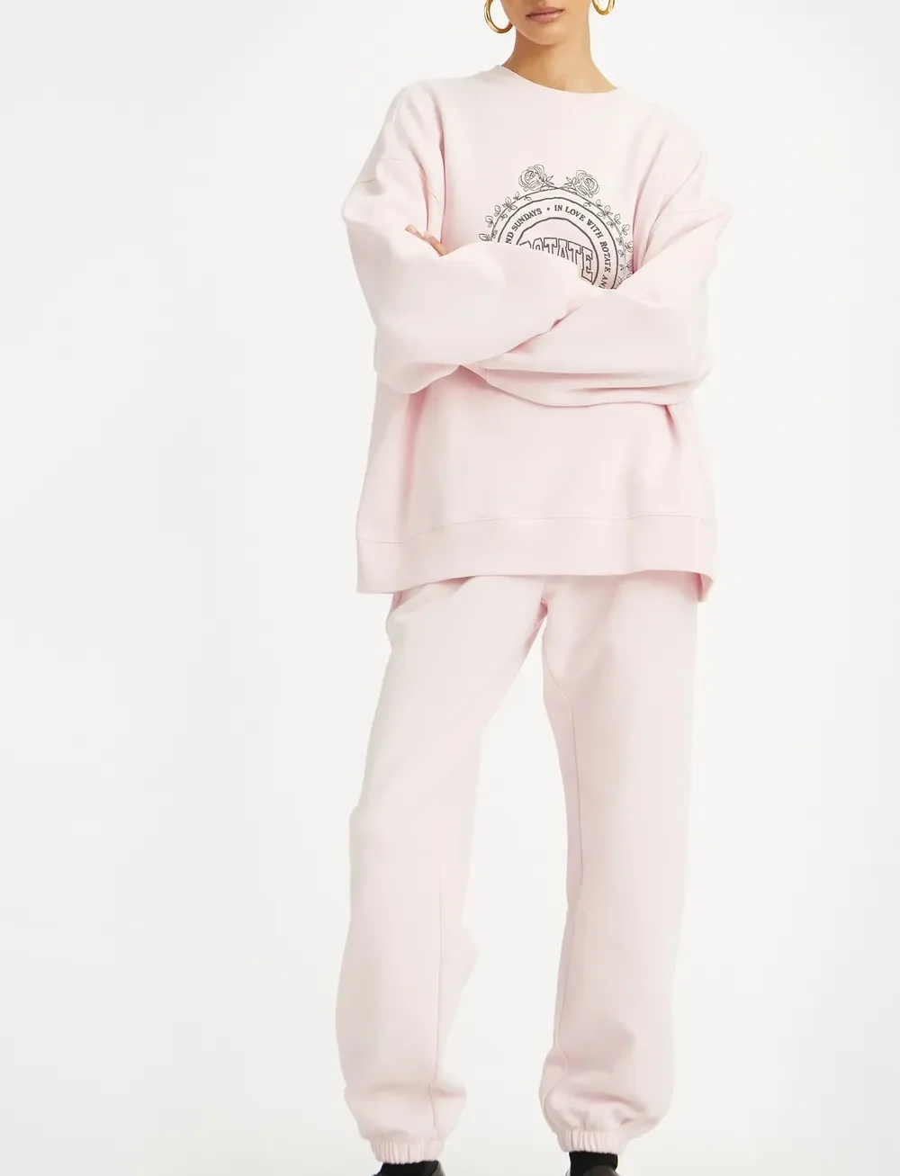 ROTATE Birger Christensen - HEAVY SWEAT CREWNECK - sweatshirts & hættetrøjer - ballerina - 5