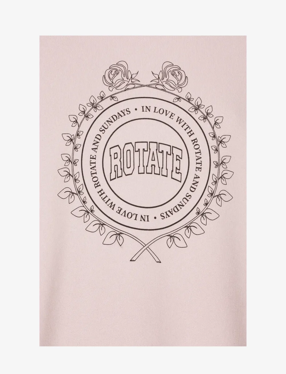 ROTATE Birger Christensen - HEAVY SWEAT CREWNECK - sweatshirts & hættetrøjer - ballerina - 3