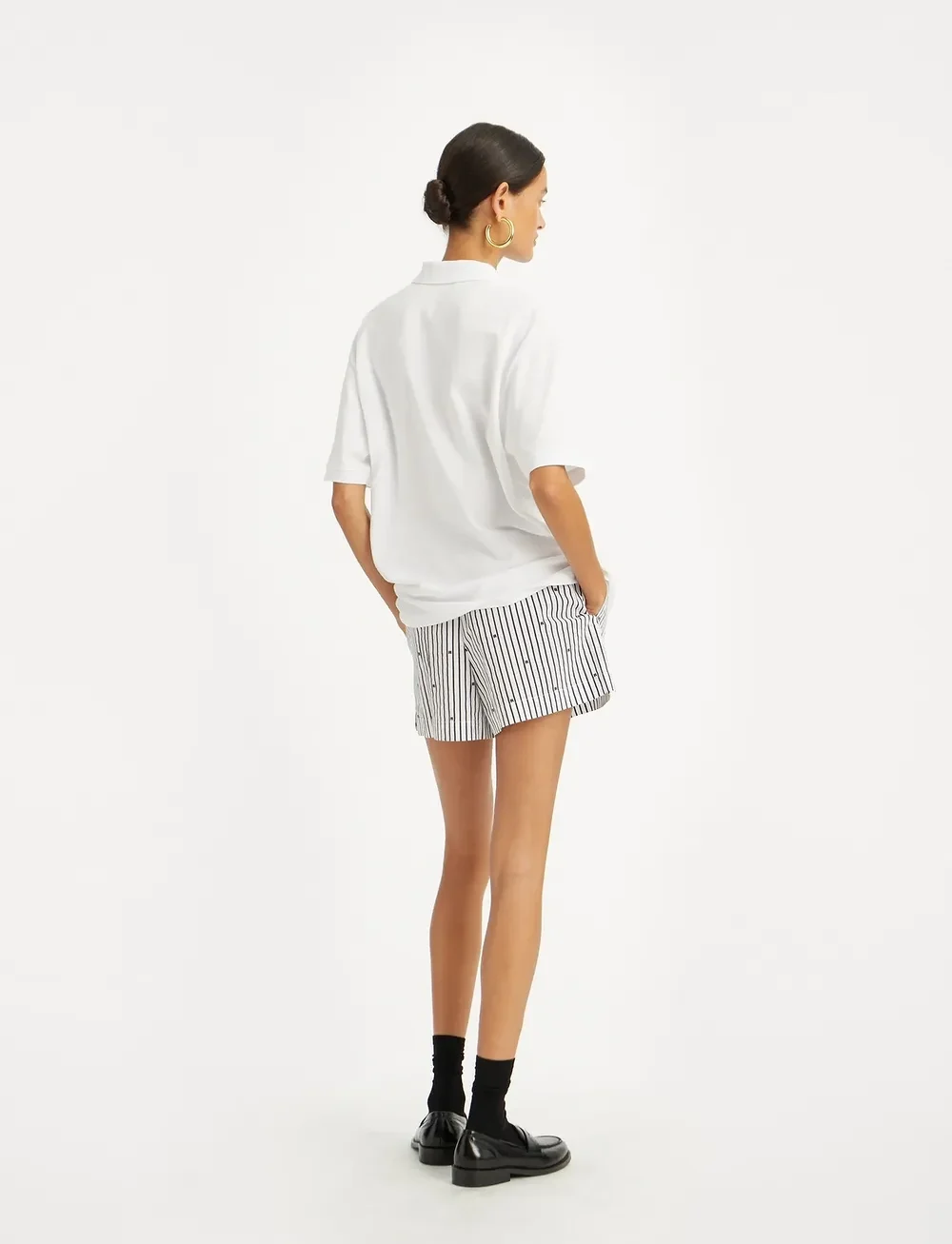 ROTATE Birger Christensen - COTTON SHORT SLEEVE POLO - pikéer - bright white - 4