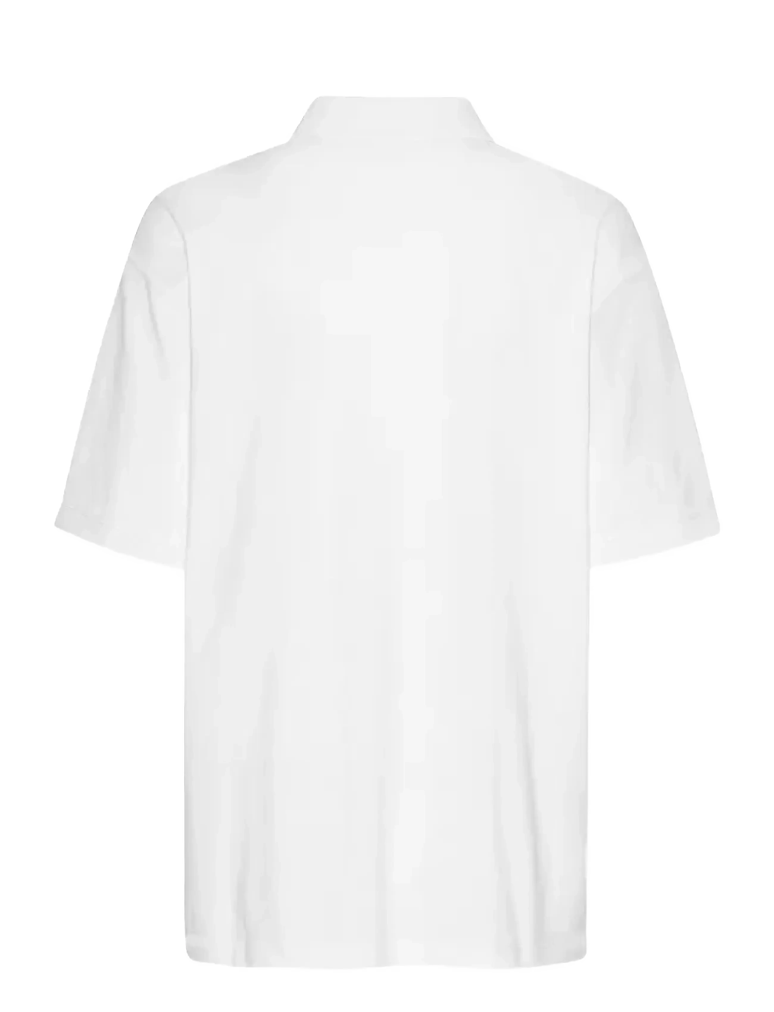 ROTATE Birger Christensen - COTTON SHORT SLEEVE POLO - bright white - 2