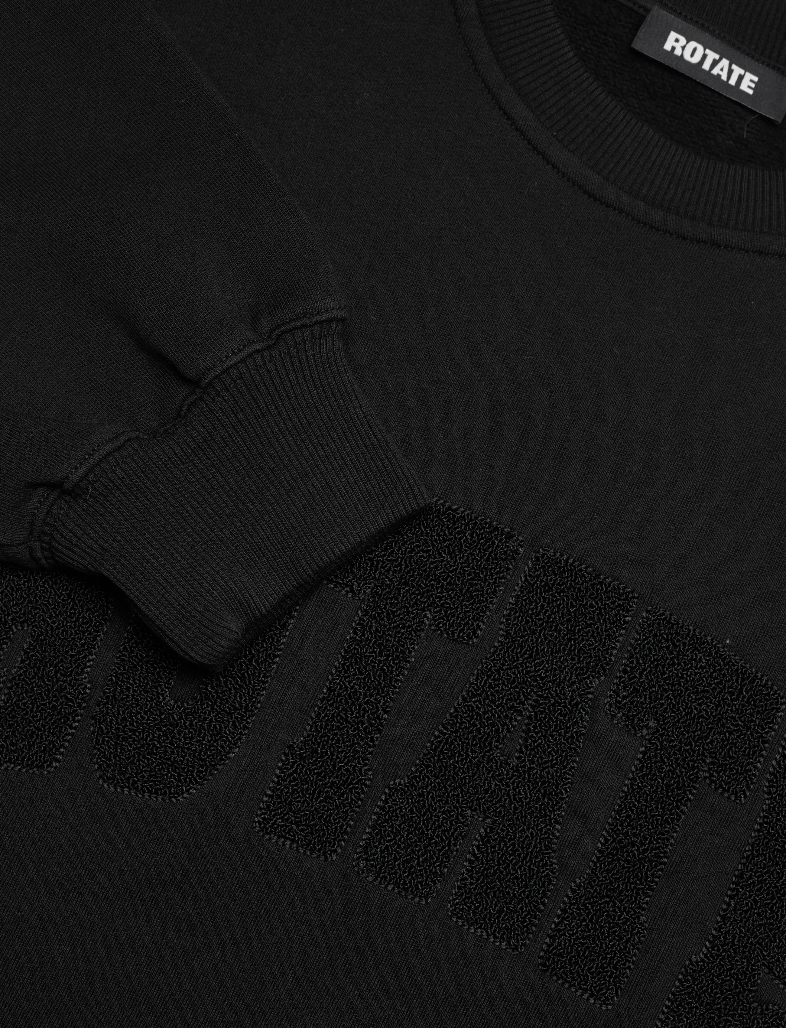 ROTATE Birger Christensen - Heavy Sweat Crewneck - black - 5
