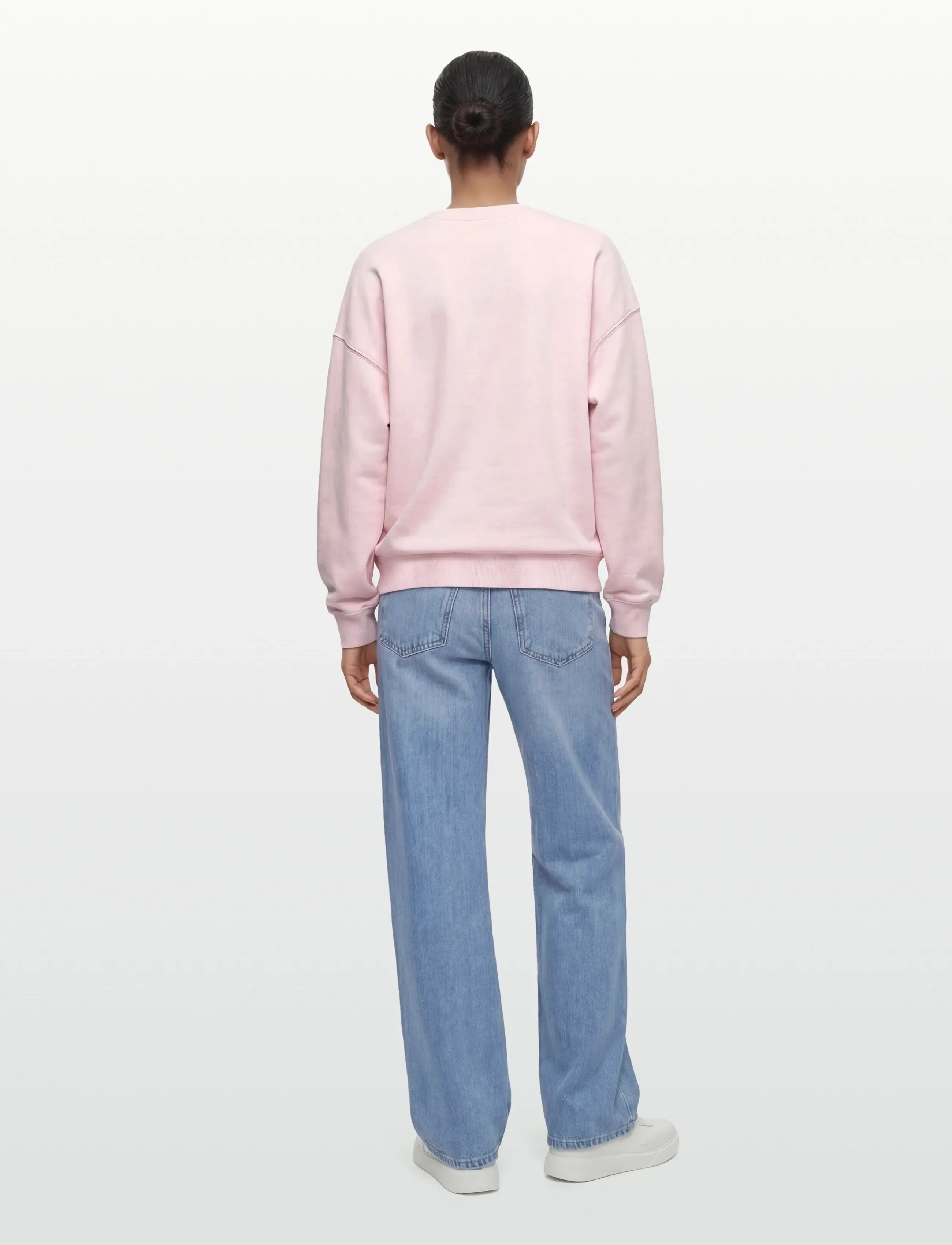 ROTATE Birger Christensen - Heavy Sweat Crewneck - sweatshirts & hoodies - orchid ice - 4