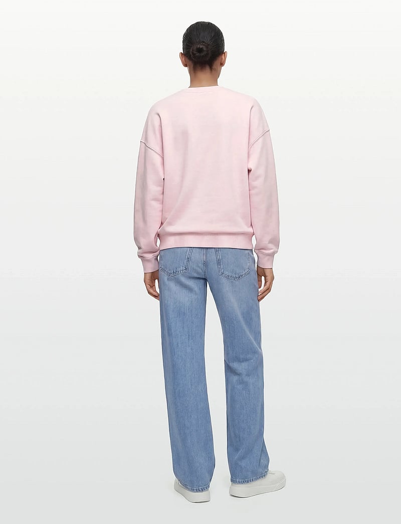 ROTATE Birger Christensen - Heavy Sweat Crewneck - sweatshirts & hoodies - orchid ice - 4